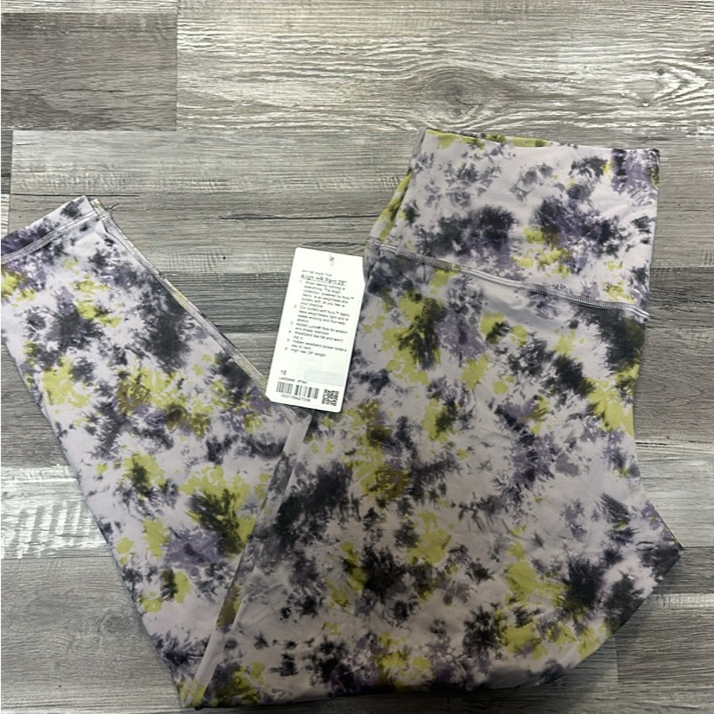 Nulu Align HR Pant 28” - Purple Tie-Dye